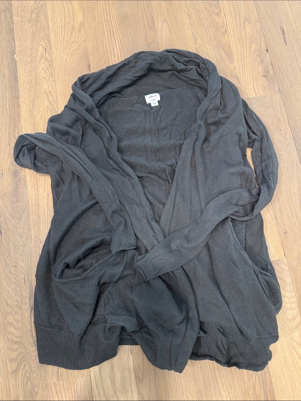 Wilfred cashmere silk  xxs cardigan brown
